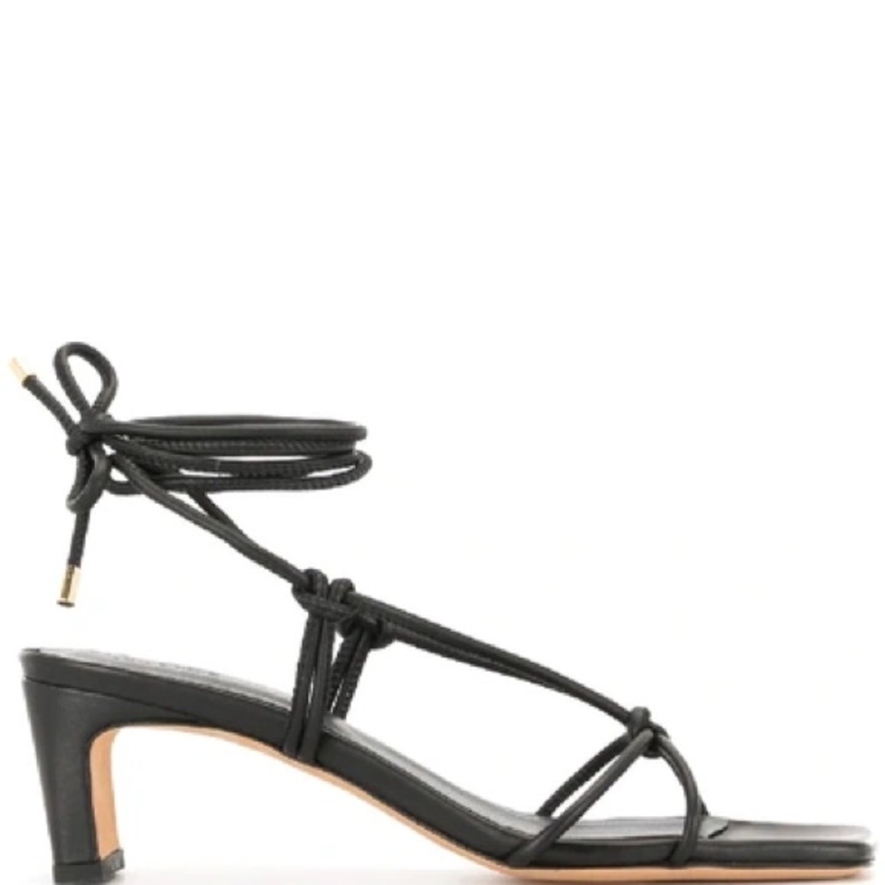 Anine Bing Black Strappy Heels
